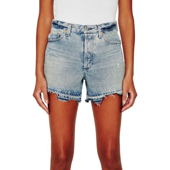 NWT AG Jeans Alexxis Cut Off Denim Short -  Adriano Goldschmied Distressed - Picture 1 of 9